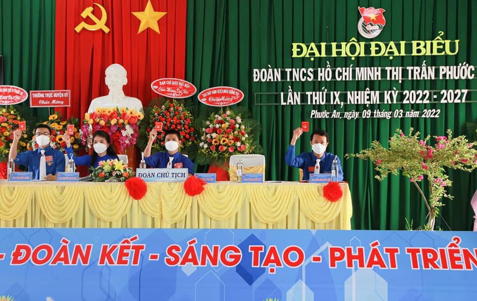 Đại hội Đại biểu Đoàn TNCS Hồ Chí Minh thị trấn Phước An khóa IX, nhiệm kỳ 2022 - 2027